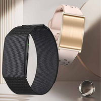 Bracelet intelligent sans écran avec logo personnalisé, autonomie ultra-longue, suivi de la fréquence cardiaque, de l'oxygène sanguin et du sommeil, étanche IP68, SDK ouvert