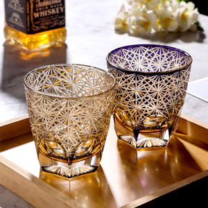 Verre à shot japonais Edo Cut Ko en cristal sans plomb, design créatif, pour la maison, pour whisky, jus, bière et autres boissons - Product Image 4