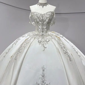 Vestidos de Novia de Tul con Cuentas de Satén Royal Sweetheart Jancember JFH47 <span class=keywords><strong>para</strong></span> Niñas - Product Image 5