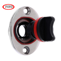 FOYO Marine Hardware Bouchon de vidange en acier inoxydable PC argenté pour bateau