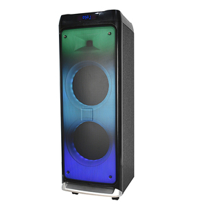 Reproductor de música inalámbrico para Karaoke, dispositivo de audio con función TWS Dual, 8 pulgadas, portátil, multifunción, BT, con efecto de fuego, altavoz de madera - Product Image 5