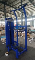 Máquina de Dominadas y Flexiones Asistidas con Pila de Pesas y Barra Multigrip, Equipo Comercial de Entrenamiento de Fuerza para Gimnasio en Casa