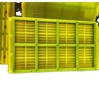 Maille de tamisage minier haute fréquence en polyuréthane (PU) à mailles carrées pour déshydratation vibrante, à vendre