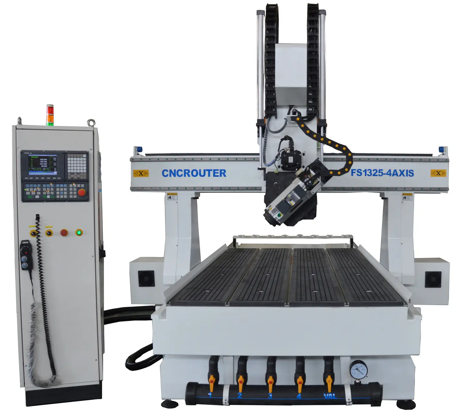 4 Sumbu Kemasan Lebih Kuat! Mesin Pertukangan Cnc Sumbu 4, Router Cnc Banyak Digunakan dengan Perangkat Rotari