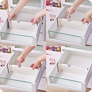 ABS Rectangle Injection Sock and Underwear Expandable <b>Drawer</b> Divider Organizer with Adjustable Dividers for Clothes - Product Image 4
