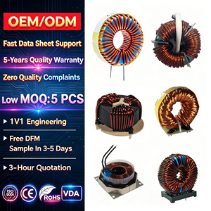 Bobine à noyau d'air en fil plat de qualité industrielle avec large plage de température pour émetteur RF OEM ODM - Product Image 1