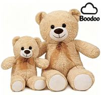 Boneka Beruang Teddy Besar Super Lembut dan Berbobot dengan Isian Kapas PP dan Lapisan Jala, Mainan Pereda Stres untuk Anak-Anak, Hadiah Bayi Unisex