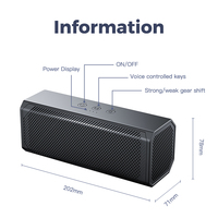 Bloqueur d'enregistrement audio portable F16, brouilleur vocal avec batterie 5200mAh et distance d'interférence de 3 à 6m