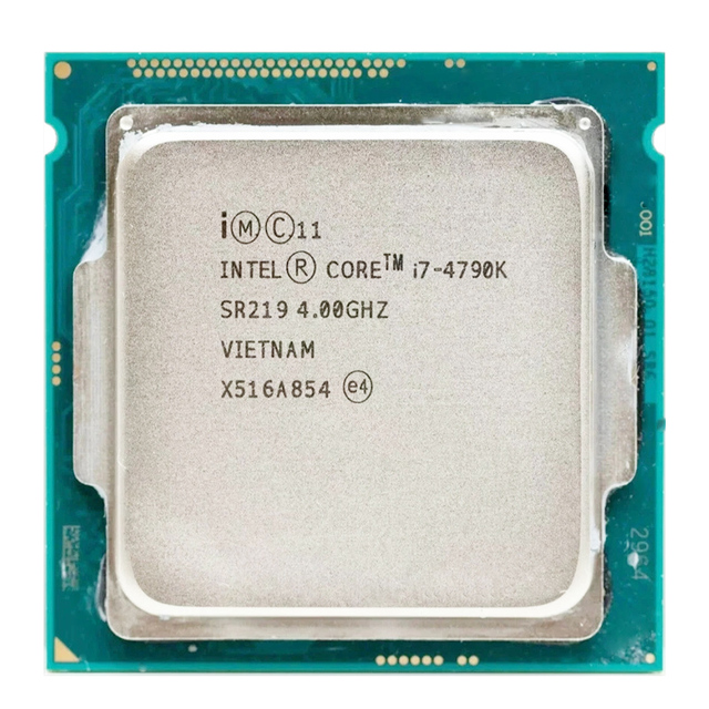 i7-4790K CPU Processor 88W 8MB Cache 4Core 8Threads 4.0GHz 22nm DDR3 Socket LGA1150 SR219 for Gaming Desktop Corporate Bulk