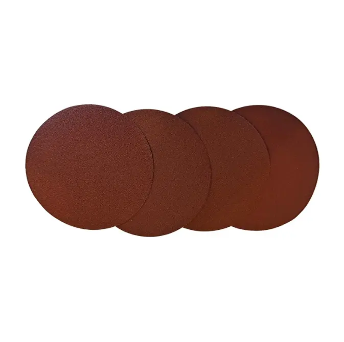 Красный глинозем 5 дюймов 125 мм крюк и петля шлифовальный диск полировка деревянная стена