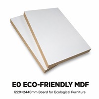 Panneau de fibres à densité moyenne E0 respectueux de l'environnement, 1220*2440 mm, utilisé pour la décoration de meubles écologiques