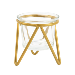 北欧金属铁架玻璃杯烛台烛台创意家居装饰镂空烛台 - Product Image 5