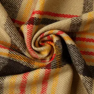cotton rayon design woolen shawl wholesale checked printed wool scarf the scarf other scarves