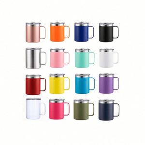 Vaso Térmico de Acero Inoxidable de Doble Pared, 12oz-24oz, Aislado al Vacío, Libre de BPA, con Asa, Ecológico, Ideal para Regalo - Product Image 1
