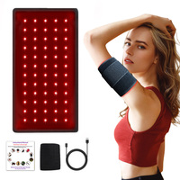 Mini-ceinture de luminothérapie rouge à domicile 660nm 850nm LED infrarouge 60 LED 10W pour soulager les douleurs dorsales, dispositif de thérapie portable et minceur