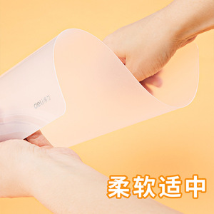 Deli Transparent Writing Pad A4 Loose Leaf Student Exam Calligraphy Pad Plastic Material - Product Image 5