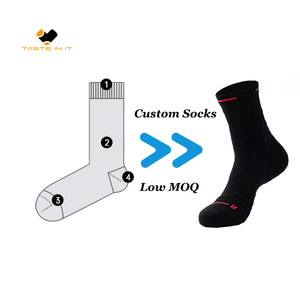 Vente directe usine Chaussettes de sport professionnelles inspirantes pour la course et la performance - Tricotées ODM - 1 paire - Carpe <span class=keywords><strong>Diem</strong></span> - Product Image 3