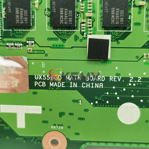 มาเธอร์บอร์ดแล็ปท็อป UX550GD สำหรับ <span class=keywords><strong>Asus</strong></span> <span class=keywords><strong>Zenbook</strong></span> เมนบอร์ดโน้ตบุ๊ก UX55VE UX580G UX55VD I7 <span class=keywords><strong>I5</strong></span> I9 CPU 100% การทดสอบโอเค STK - Product Image 6