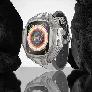 กล่องใส่นาฬิกาหรูหรา สลักโลโก้ส่วนตัว ประดับโมอิสซาไนต์ด้วยมือ ฝาครอบนาฬิกาหรูหรา ประดับเพชร กล่องใส่นาฬิกาดัดแปลง - Product Image 1