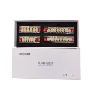 Dents artificielles antérieures inférieures dentaires FEI YING Dents en acrylique à deux couches pour prothèse dentaire - Product Image 3