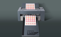 Machine de découpe d'étiquettes et d'autocollants à grande vitesse avec alimentation automatique, pliage et découpe, double tête, découpeuse à plat
