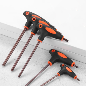 T10 T15 T20 T25 T27 T30 T40 T45 T50 in plastica T manico Torx chiave <span class=keywords><strong>a</strong></span> <span class=keywords><strong>stella</strong></span> in acciaio <span class=keywords><strong>a</strong></span> doppia estremità Anti-manomissione Torx chiavi chiave - Product Image 6