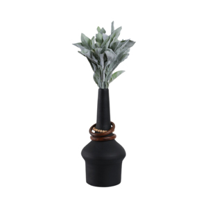 Vaso a Bottiglia con Anelli in Legno, Vaso Moderno per Fiori, Decorazione per Soggiorno, Camera da Letto, Ufficio - Product Image 2
