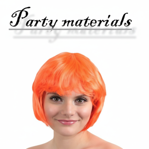 Accessori per capelli a piedi corti Cosplay arancione alla moda oggetti di scena per capelli vari per feste di fine anno - Product Image 1