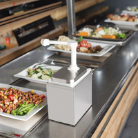 Distributeur de Ketchup de Table en Acier Inoxydable Jasonlon – Pompe à Sauce Suspendue de Haute Qualité en Plastique Durable