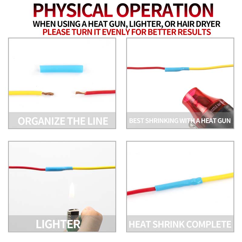 XINGHE 530 шт./компл. коробка изоляция термоусадочная трубка оболочка провода ассортимент Kable трубка оболочка провода кабель рукава