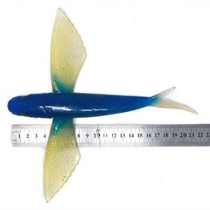 <span class=keywords><strong>Esca</strong></span> morbida da pesca volante da 9 pollici con ganci 137g 23cm <span class=keywords><strong>per</strong></span> esche da pesca a traina con tonno da pesca in mare - Product Image 2