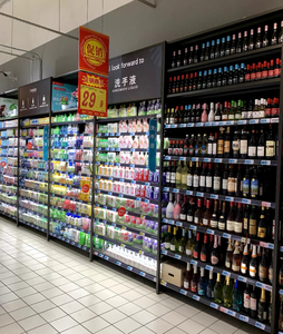 Supermarket Shelf <strong>Stand</strong> <strong>Display</strong> <strong>Racks</strong> Wore <strong>Display</strong> Shelf <strong>Bottle</strong> Wine Cellar <strong>Rack</strong> Shelves Double-sided Metallic Light Duty - Product Image 4