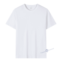 T-shirt respirant pour adulte, col classique, coupe régulière, été, unisexe, manches courtes, toucher frais, résistant aux plis, confortable pour une utilisation toute la journée