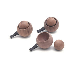 <b>Car</b> Wood <b>Diffuser</b> Black Walnut Wood Perfume Waterless <b>Diffuser</b> Vent Clip <b>Car</b> Aroma Fragrance Oil Wooden <b>Car</b> <b>Diffuser</b> - Product Image 4