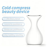 Dispositivo de Belleza Portátil para Compresas Frías Faciales, Masajeador Refrigerante para Lifting Facial y de Cuello, Martillo de Hielo para Calmar la Piel