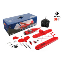 Wltoys A300 Beech D17S RC Biplan 3D 6G en mousse EPP, planeur électrique radiocommandé 2.4G avec moteur brushless, avion RTF, jouet cadeau