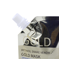 Sac d'emballage de produit cosmétique à prix compétitif Stand Up Spout Pouch Aluminium Brillant Réutilisable Sacs à buse scellée