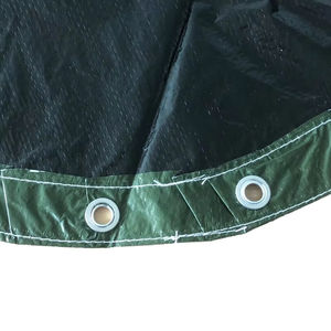 Bâche de <span class=keywords><strong>piscine</strong></span> d'hiver de 24 pieds, résistante, de couleur verte/noire, <span class=keywords><strong>pour</strong></span> piscines <span class=keywords><strong>hors</strong></span> <span class=keywords><strong>sol</strong></span>, avec une superposition de 4 pieds, en bâche imperméable et anti-feuilles - Product Image 4