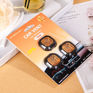 맞춤형 아로마 차량용 통풍구 방향제 3개입, 자동차 아로마테라피 오토 통풍구 클립 차량용 방향제 세트 - Product Image 2