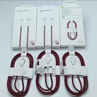 Câble de charge et de données USB-C vers USB-C tressé en nylon de 1 m pour iPhone 15-18, MacBook, tablette et téléphones USB-C