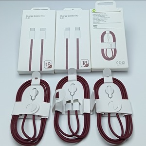 สายชาร์จและสายส่งข้อมูล USB‑C ถึง USB‑C PD แบบถักไนลอน 1M สำหรับโทรศัพท์ไอโฟน 15‑18 แมคบุคแพด USB‑C - Product Image 2