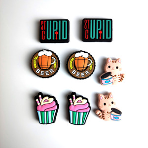 Entrega rápida, cadena fácil de grado alimenticio, pulsera de joyería DIY, cuentas en pluma, personaje, cuentas focales de animales - Product Image 6