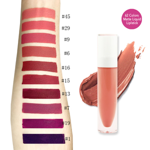 63色哑光液体唇膏自有品牌高品质多彩防水持久唇膏 - Product Image 6