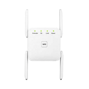 Repetidor de <span class=keywords><strong>WiFi</strong></span> de 5 GHz y 1200 Mbps en Oferta, <span class=keywords><strong>Amplificador</strong></span> con <span class=keywords><strong>Cobertura</strong></span> de 300-500 m² para Uso en Interiores - Product Image 1