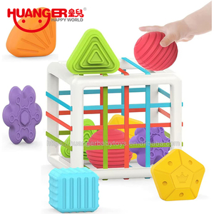 Jouets de tri de formes sensoriels Montessori pour bébés, best-sellers de Huanger - Product Image 2