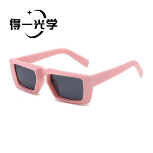 Square Frame <b>Sunglasses</b> Black UV400 Women's Fashion Sun Protection - Product Image 4