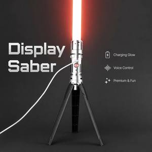 Sabre laser LED USB Nexussabers avec affichage, décoration créative pour la maison, changement de couleur infini, commande vocale, ornement de bureau, cadeau - Product Image 1