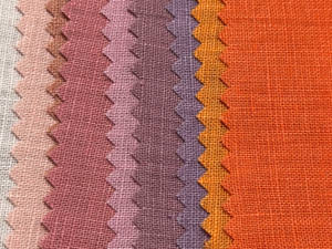 Tela ecológica de lino <span class=keywords><strong>100</strong></span>%, peso ligero para Primavera Verano <span class=keywords><strong>100</strong></span>%, tejido teñido liso de lino para tela de ropa - Product Image 3