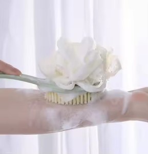 Long-Handled Soft-Bristled Back Brushes, <b>Sponges</b> Plastic Bath Body Brush - Product Image 3