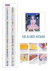 A-112 Kit de Bricolage Artistique Gothique avec Peinture Diamantée, Boîte Mystère Esthétique Sombre et Strass DIY - Product Image 6